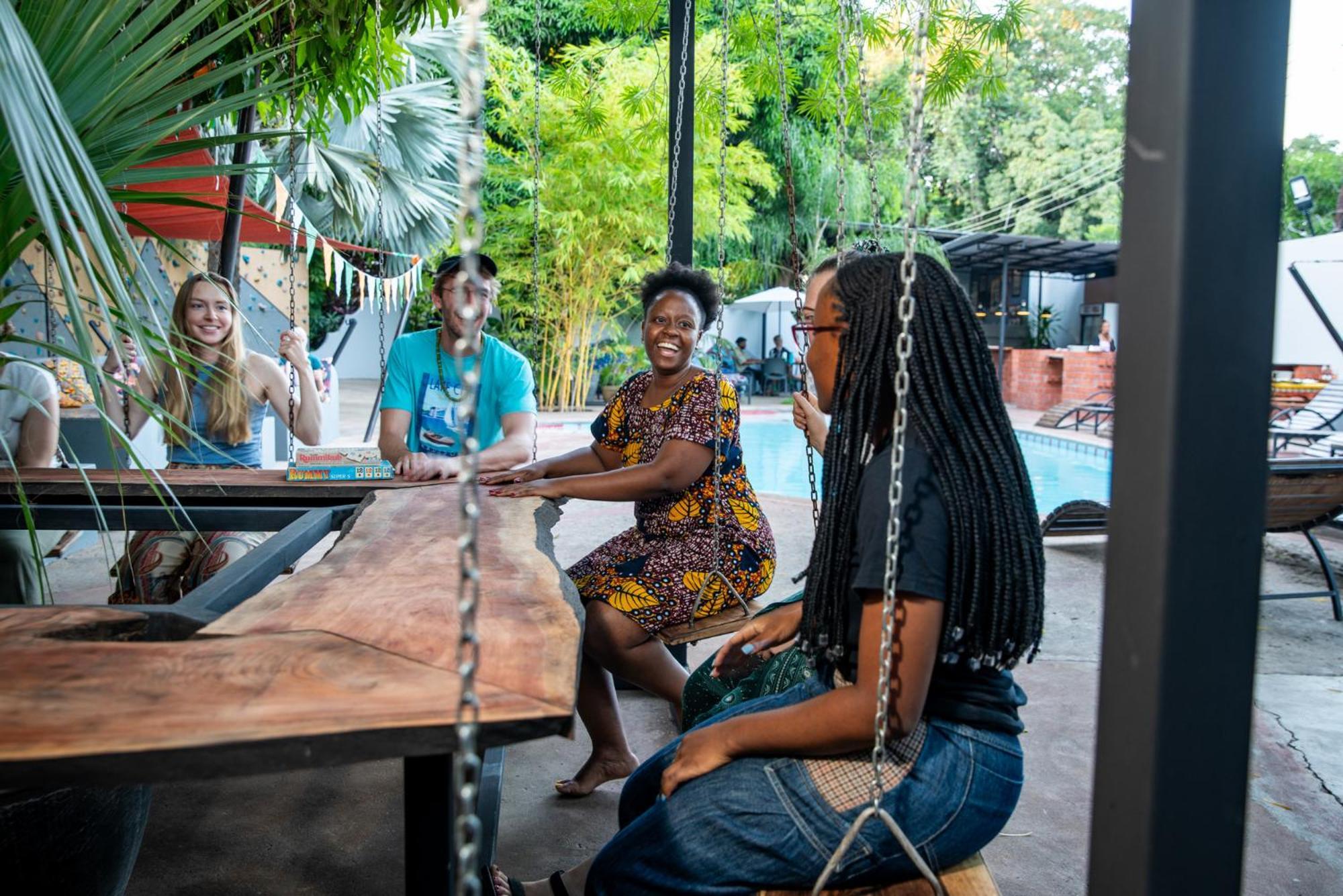 Victoria Falls Backpackers Zambia ليفينغستون المظهر الخارجي الصورة